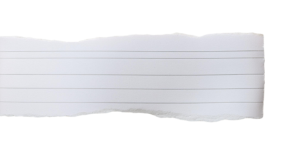 Recycling Lined Paper Scrapisolated on transparent background