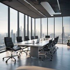 Advanced Humanoid Robot in a High-Tech Industrial Facility