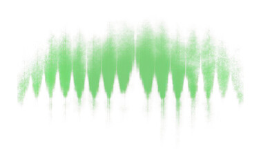 PNG Green illustration visualization soundwave.