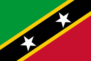  flag of saint kitt and nevis