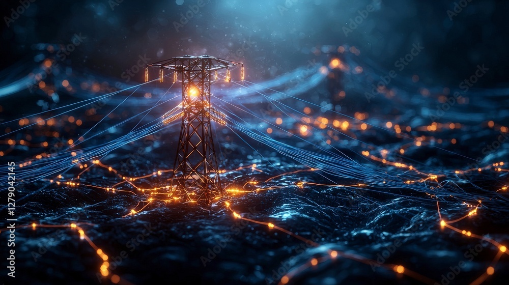 Poster empowering communities through energy democratization visualization of power networks amidst digital