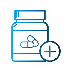 Obraz premium Capsule icon design template