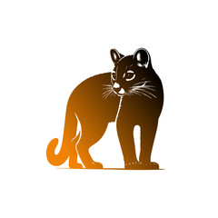 Best cat design, icon silhoutte