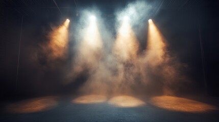 Dramatic performance lighting theater stage photography backlit atmosphere audience perspective captivating visuals