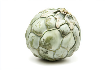 Fototapeta premium Cherimoya isolated on white background. 