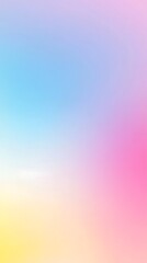 Obraz premium Pastel gradient background featuring sweet colors abstract art digital design soft environment aesthetic viewpoint