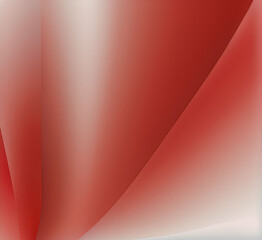 Obraz premium Neon gradient wave light in Red and White tones on dark background creates futuristic and vibrant visual effects for modern tech or artistic abstract illustrations. Generative AI