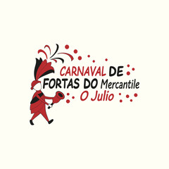 Obraz premium : Create-a-fun-and-vibrant-3d-logo-for--carnival-de-vector art illustration 