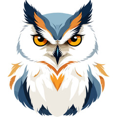 Obraz premium Owl Vector Art with Vibrant Colour Illustration