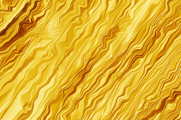 The texture of the silk fabric is deep gold in color with a wavy pattern.