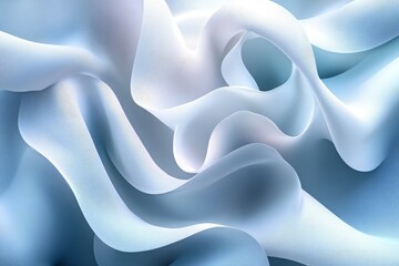 Obraz premium abstract geometric white background, Abstract white background with wavy lines and soft shapes, suitable for the design of business elegant and modern designs that convey luxury and sophistication