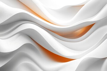 Obraz premium abstract geometric white background, Abstract white background with wavy lines and soft shapes, suitable for the design of business elegant and modern designs that convey luxury and sophistication