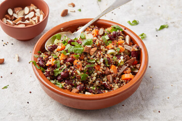 Quinoa and Kidney Bean Salad