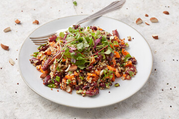 Quinoa and Kidney Bean Salad