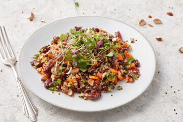 Quinoa and Kidney Bean Salad