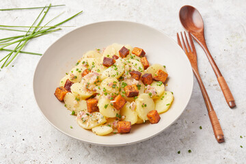 Potato Salad With Smoked Tofu
