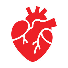 Fototapeta premium heart icon Simple