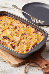 Tempeh and Potato Gratin