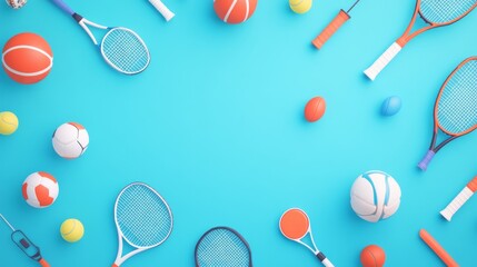 Minimalist sports quiz event online interactive content digital environment engaging viewpoint clean design concept