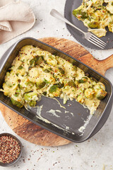 Potato Broccoli and Quinoa Bake