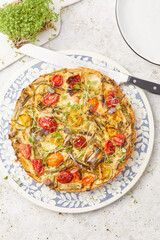 Chickpea and Hemp Frittata
