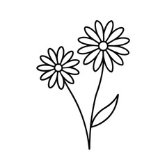 vector illustration of a flower