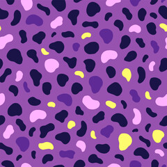 Seamless vector pattern of animals skin. Background for greeting card, website, printing on fabric, gift wrap, postcard and wallpapers. 