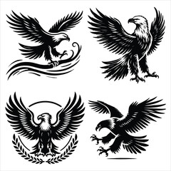 Majestic Eagle Illustrations Collection