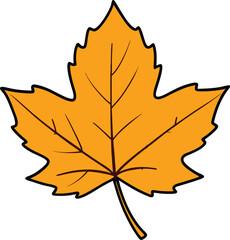 Fototapeta premium Fall autumn leaf vector illustration with vibrant colors, seasonal foliage, autumn nature background, colorful leaves design, fall leaf art, fall season vector, leaf pattern.