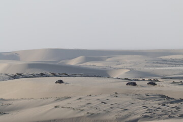 Extreme driving on top of the dunes