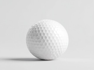 Classic golf ball mockup