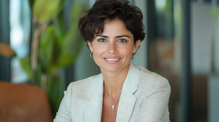 Portrait of a Confident and Successful Businesswoman