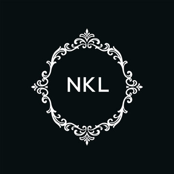 NKL Letter Initial Logo Design Template Vector Illustration