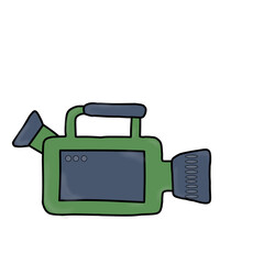 radio, television, camera, computer