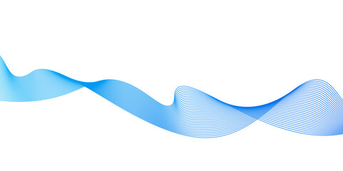 Abstract blend blue wave line science and technology futuristic blue waves,Modern technology background.  Abstract frequency sound wave lines and twisted curve lines background. Line art striped graph