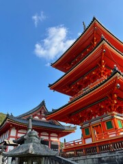 Kiyomizu-dera Temple in Kyoto, Japan 