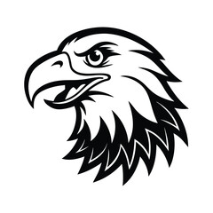 eagle head vector illustration