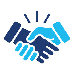 Fototapeta premium Handshake Icon