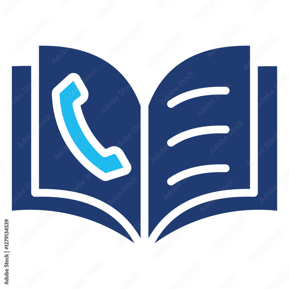 Poster Contact Book Icon