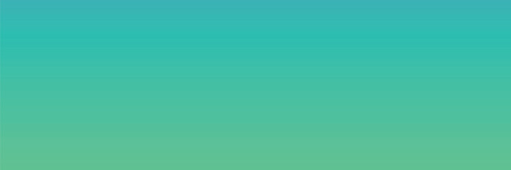Abstract gradient blue green wide background.