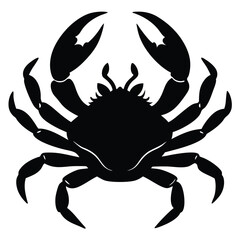 blue crab on white background