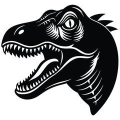 tyrannosaurus rex dinosaur vector illustration