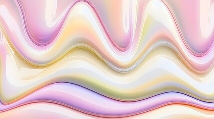Fototapeta premium Abstract Wavy Pattern with Colorful Texture and Smooth Gradient Background Design