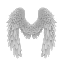 Obraz premium White Angel Wings