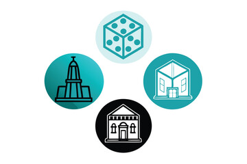 Create a minimalist artwork featuring intersecting geometric shapes in muted tones, symbolizing modern abstraction and design.