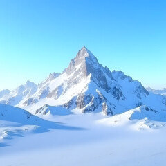Obraz premium snow covered mountains