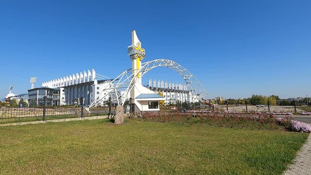 Football stadium Sheriff Tiraspol in Transnistria