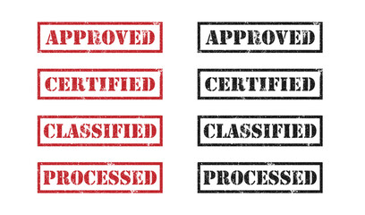 Approved vector Rubber Stamp. Grunge rubber stamp with text. Certified stamp stock-vector