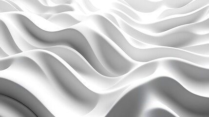 Fototapeta premium White wave abstract background