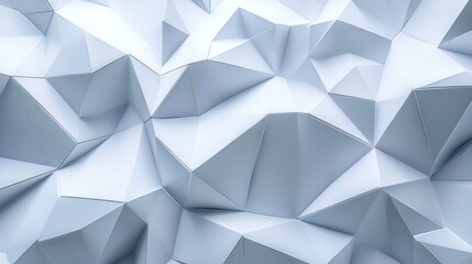 Obraz premium Abstract Geometric White Triangles Background